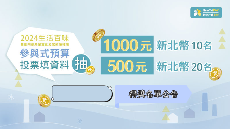 中獎名單公告